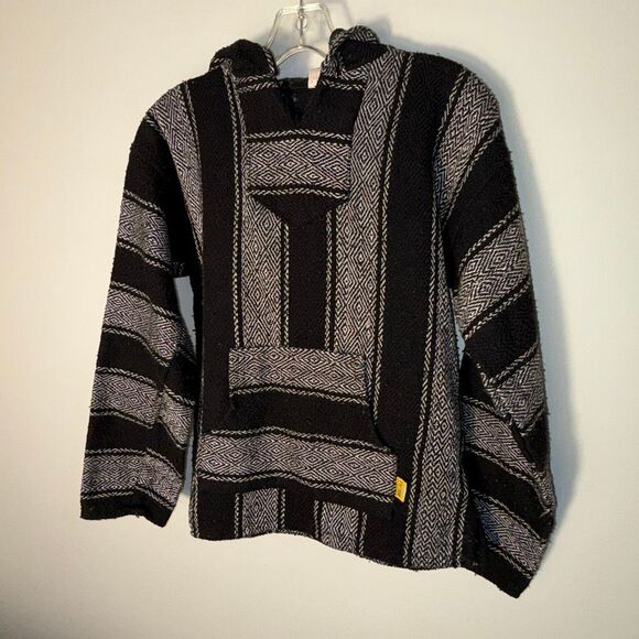 Vintage Molina Baja Hoodie Black & White – Mexico – Unisex – Boho Surf Hoodie – - Picture 2 of 14
